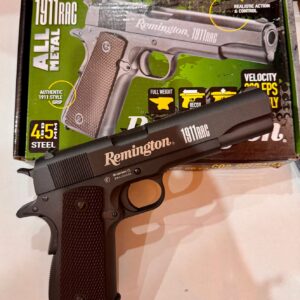 REMINGTON, REMINGTON 1911 AIR CO2 BB PISTOL .177 CALIBRE